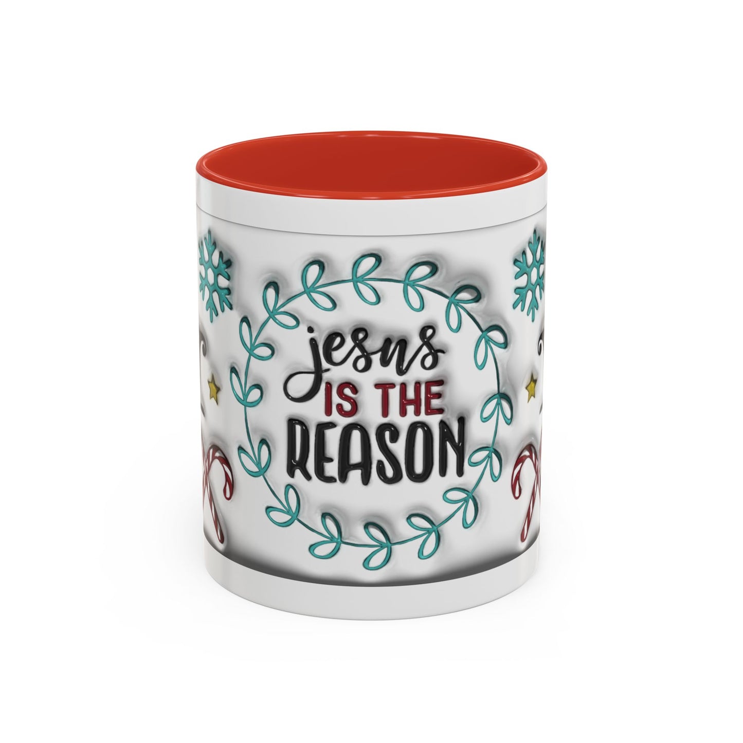 Jesus is the Reason" Accent Coffee Mug (11oz) – Special Edition