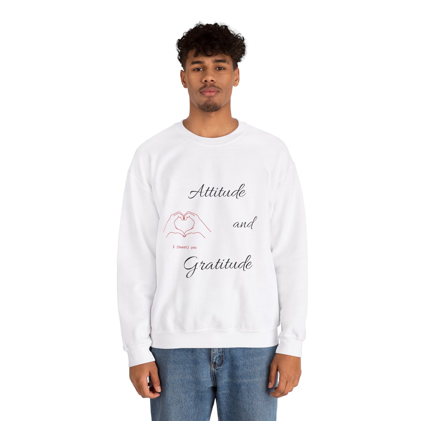 Unisex Sweatshirt Attitude and Gratitude