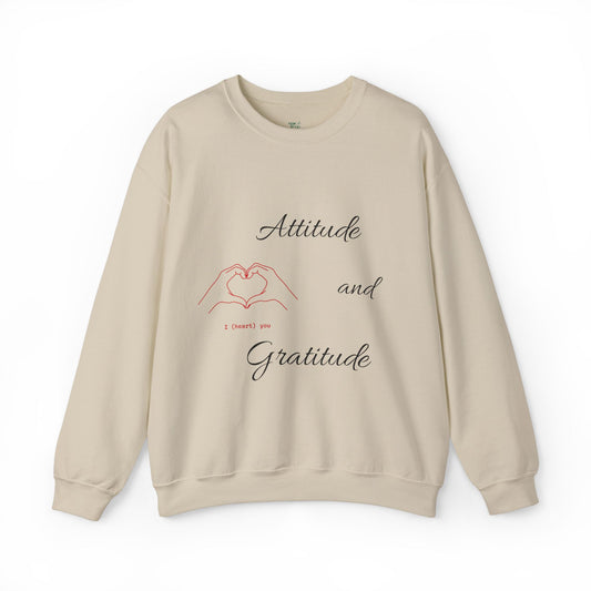 Unisex Sweatshirt Attitude and Gratitude