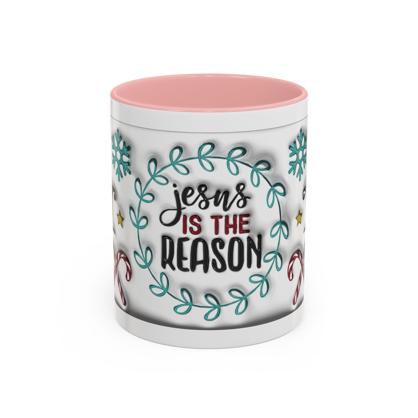 Jesus is the Reason" Accent Coffee Mug (11oz) – Special Edition