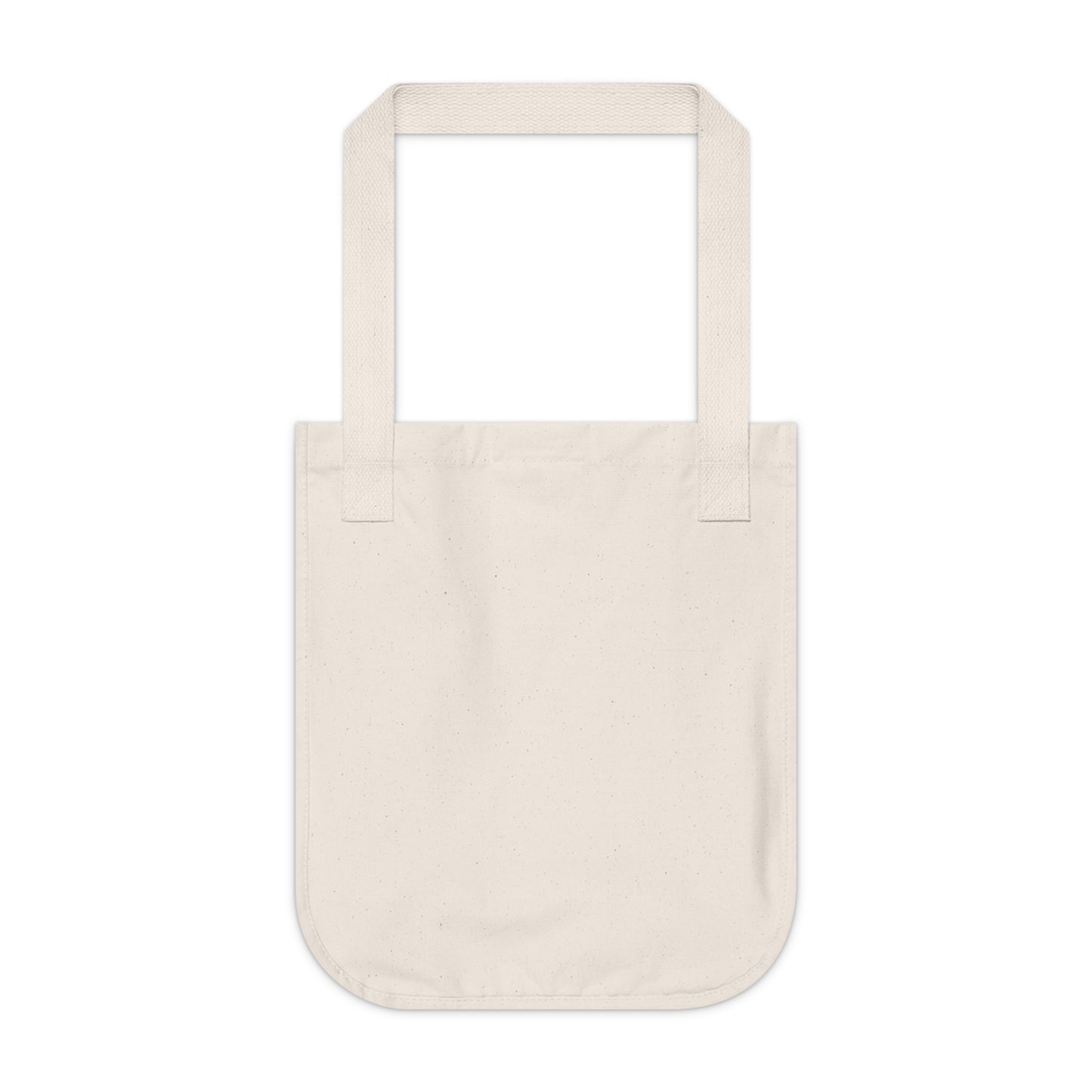 Organic Canvas Tote Bag Happiness Is Within You