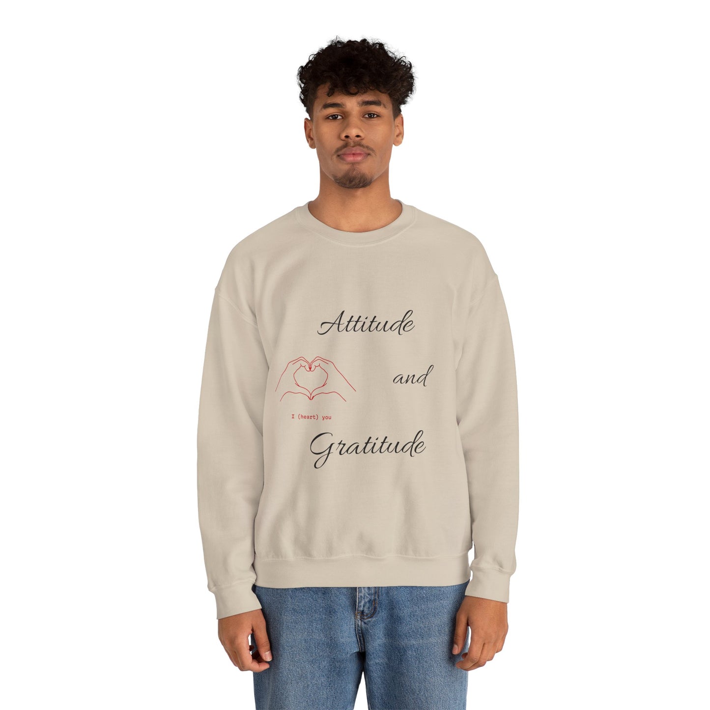 Unisex Sweatshirt Attitude and Gratitude