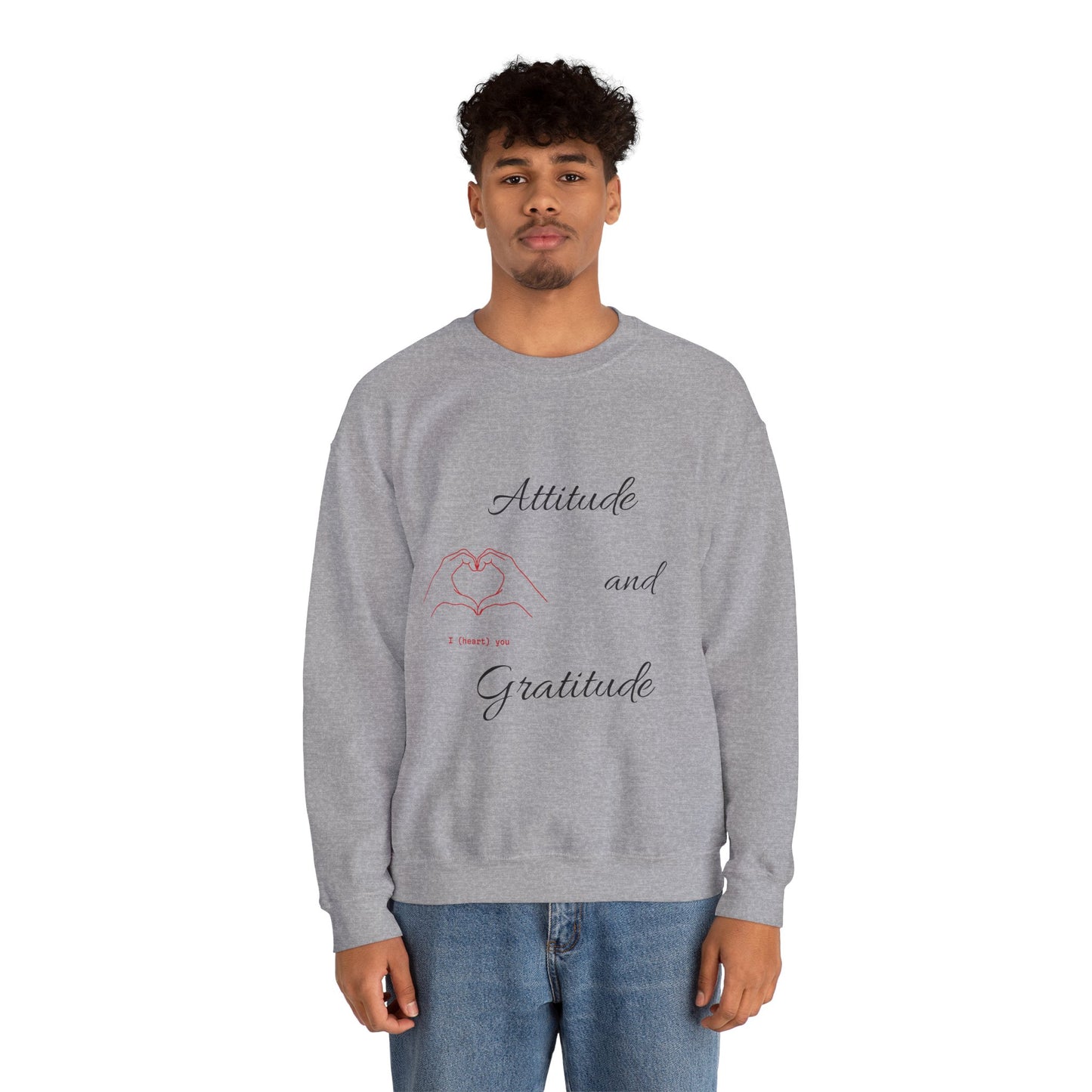 Unisex Sweatshirt Attitude and Gratitude