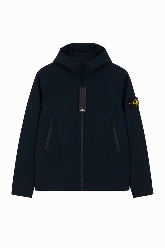 Stone Island Soft Shell Jacket – Bleu Marine