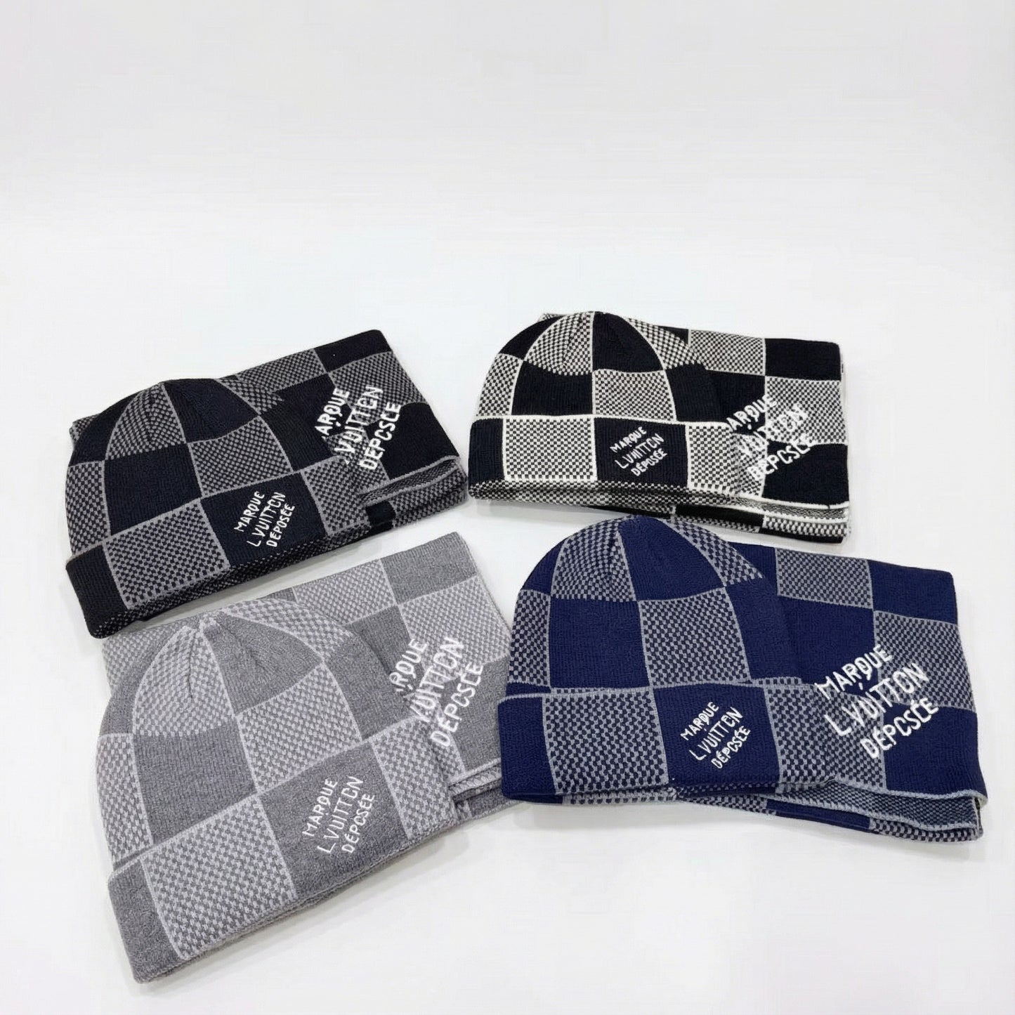 Bonnet Style Luxe – 4 Couleurs (Bleu, Gris, Noir, Gris Foncé)